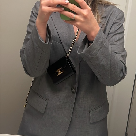 Authentic CELINE Compact - Calf Skin Trifold Wallet WOC on chain - Picture 3 of 15